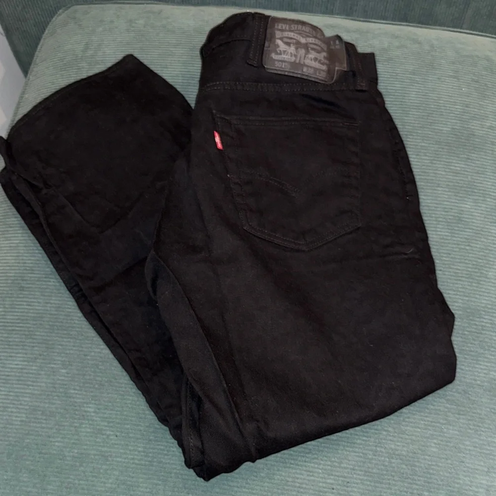 Levi's 501 Men's Waterless Black denim Jeans W 38 L30